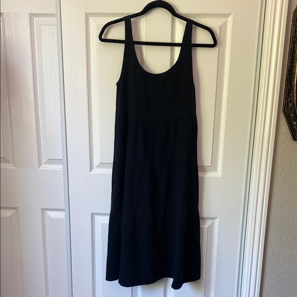 Wilfred Gauze Tiered Midi Dress